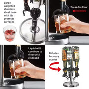 Pro 6 Bottle Revolving Dispenser – thumbnail