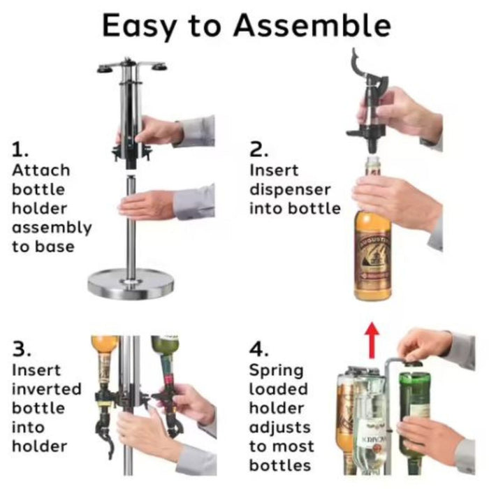 Pro 6 Bottle Revolving Dispenser