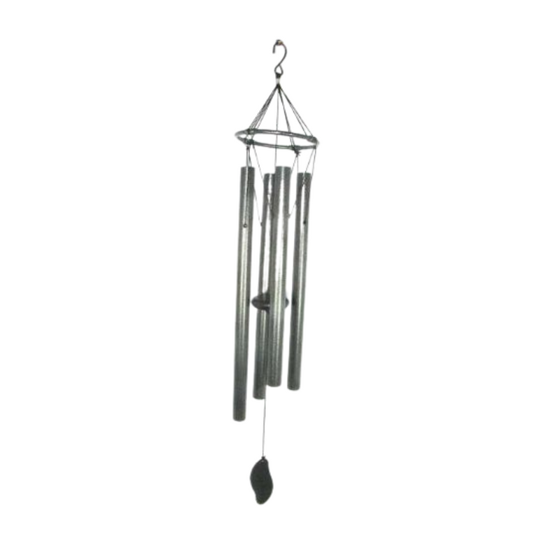 Silver Harmonious 4 Tube Wind Chim 84cm