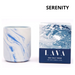 Serenity Lava Marble Mini Jar 130g - Sea salt Rose