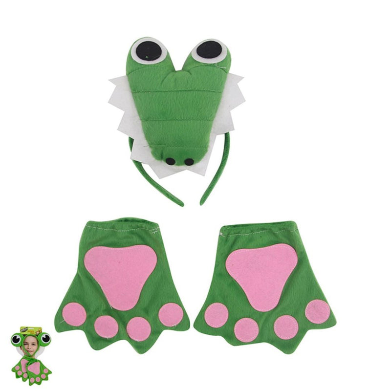 3PC CROCODILE DRESS UP KIT