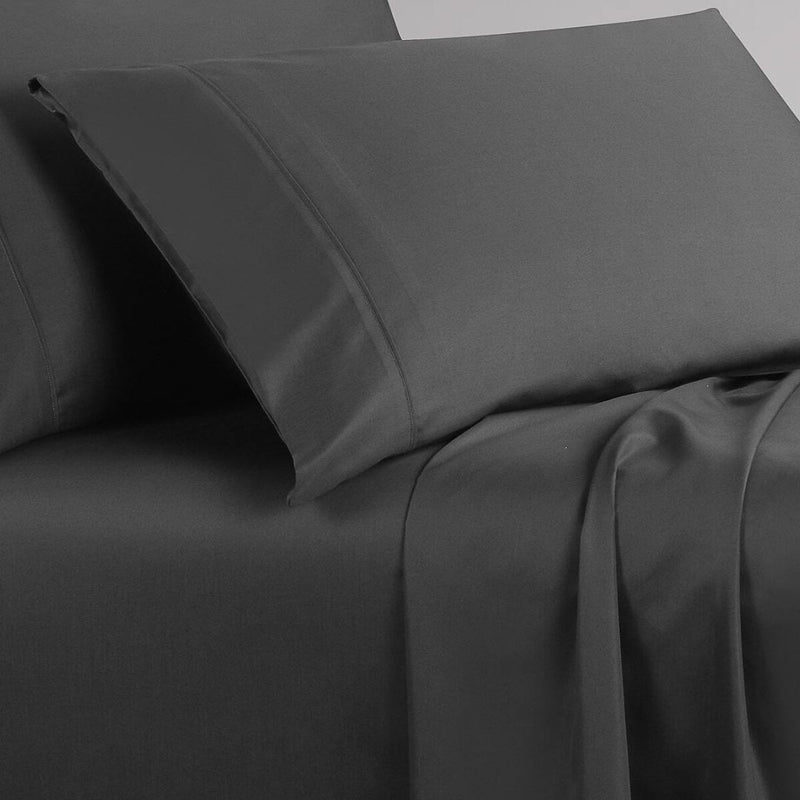 Bed Sheet™ 1000TC Cotton Rich Sheet Set KB Charcoal