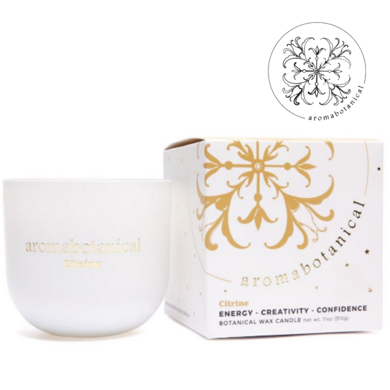 Aromabotanical Crystal Citrine Candle 310g