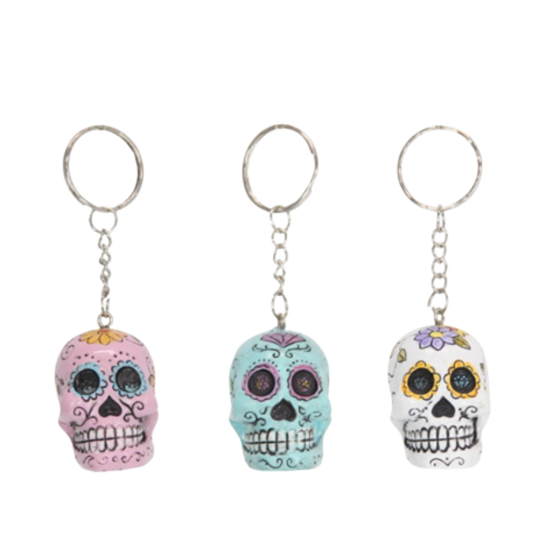Candy Skull Key Ring Assorted — Ronis