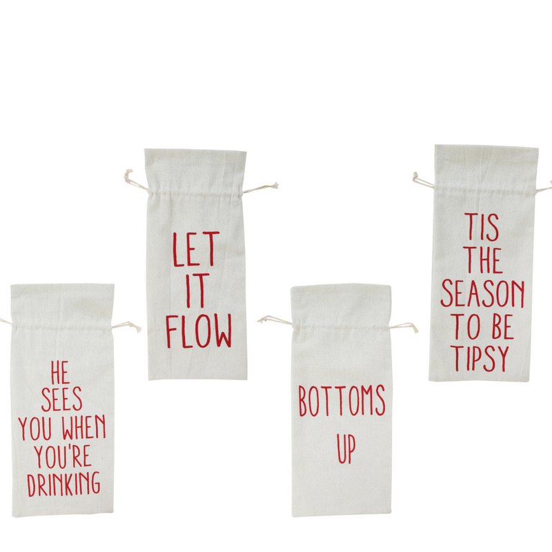 Ronis Canvas Bottle Bag 4 Asstd