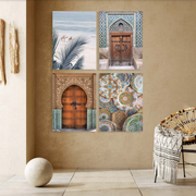 Ronis Canvas Indigo Streets 60x80cm Assorted