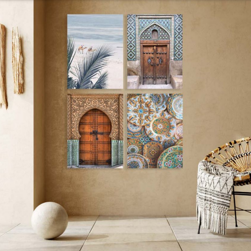 Ronis Canvas Indigo Streets 60x80cm Assorted