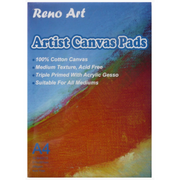 Canvas Pad A4 10 sheets canvas paper for acrylic painting, mixed media and art practice – thumbnail