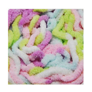Ronis Chenille Blanket Yarn 100g 80m Multi Pastel Rainbow