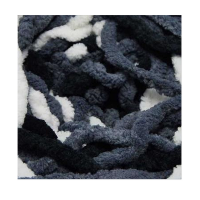 Ronis Chenille Blanket Yarn 100g 80m Multi Silver Camo