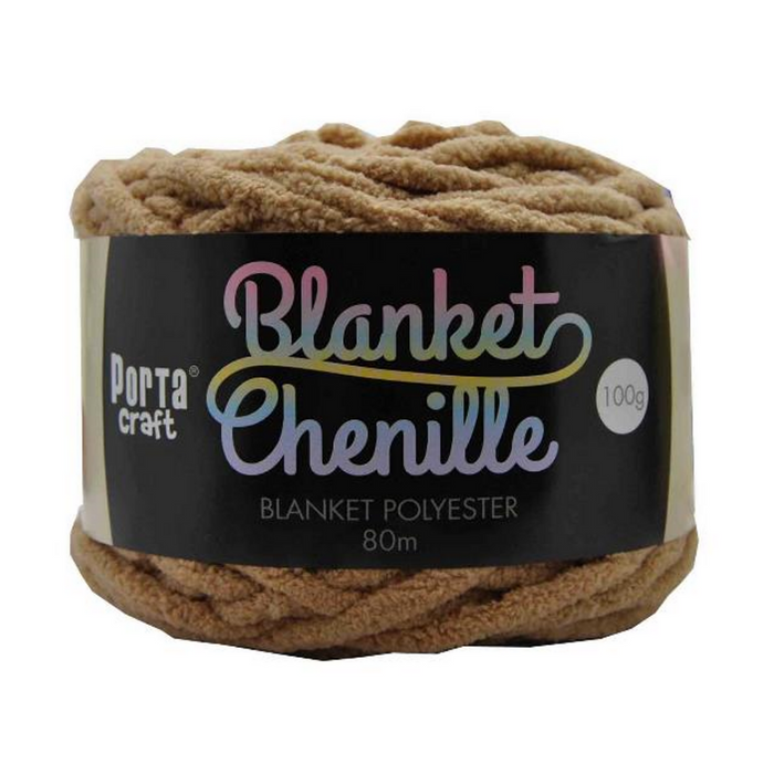 Ronis Chenille Blanket Yarn Solid 03 100g 80m Taupe