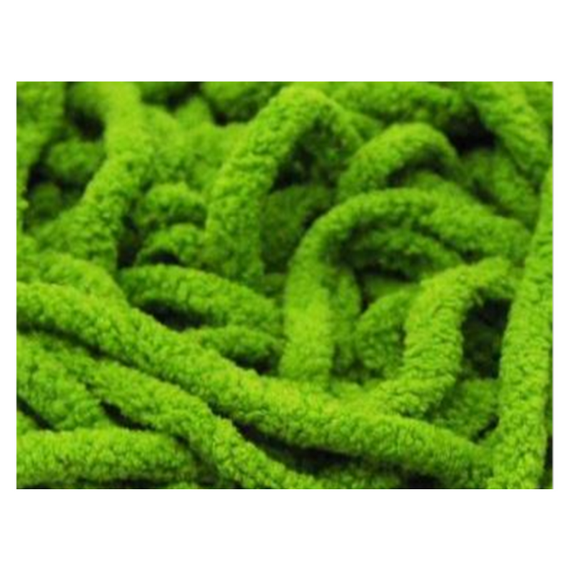 Ronis Chenille Blanket Yarn Solid 10 100g 80m Shamrock