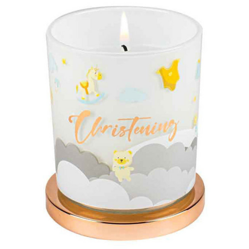 Ronis Christening Candle Vanilla 9x8cm