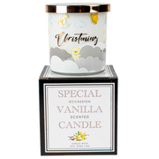Ronis Christening Candle Vanilla 9x8cm – thumbnail
