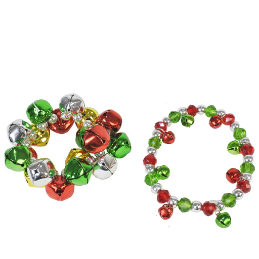 Ronis Christmas Bell Bracelet 2 Asstd
