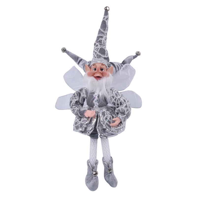 Ronis Christmas Elf Silver 40cm