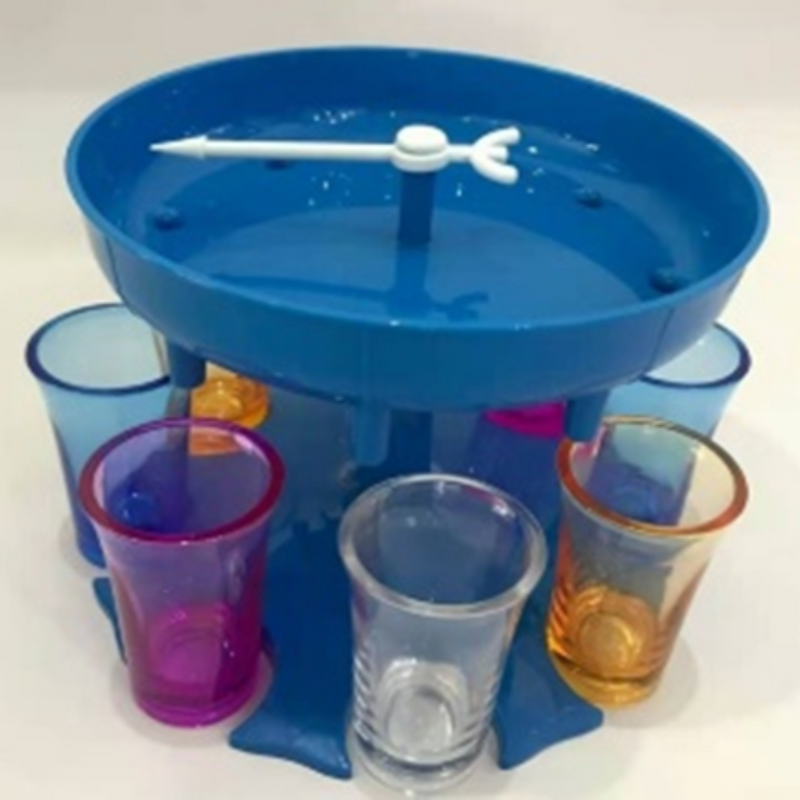Ronis Christmas Games Drinking Set Bar Turntable