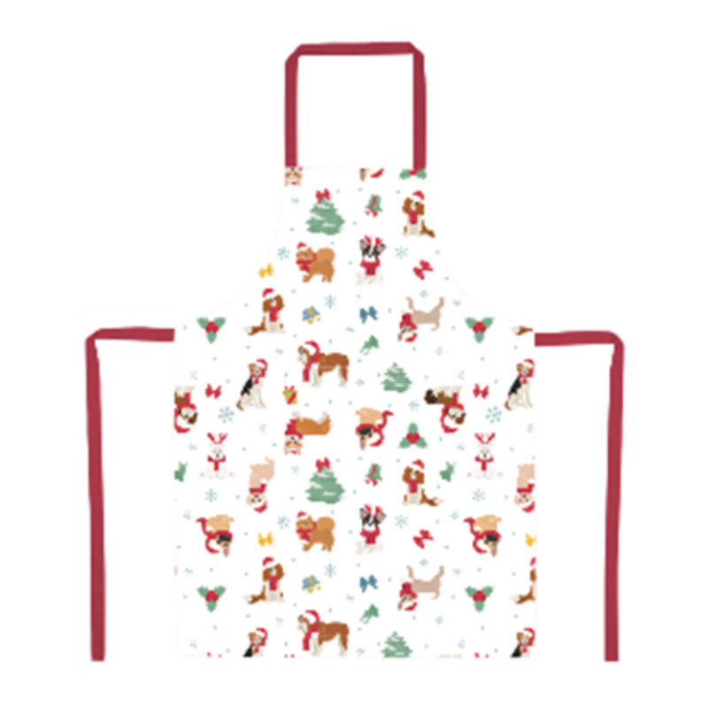 Ronis Christmas Hemp Apron Doggie