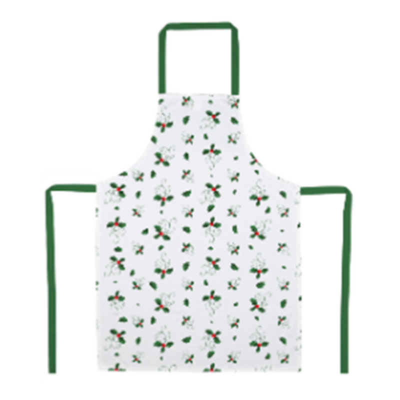 Ronis Christmas Hemp Apron Holly