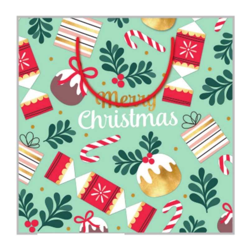 Ronis Christmas Icons Square Gift Bag Giant