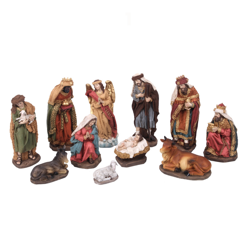 Ronis Christmas Nativity Set 11pc 20cm