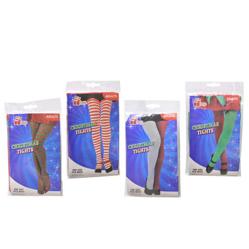 Ronis Christmas Tights Adult 4 Asstd