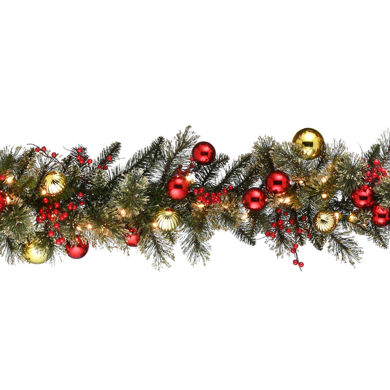 Christmas garland Dakota Pine 274cm long with realistic green pine branches