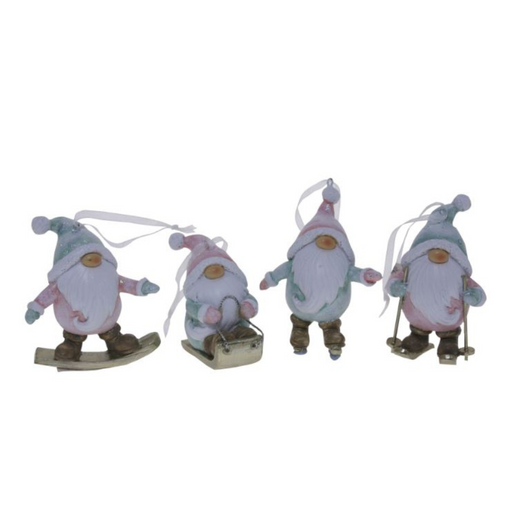 Ronis Christmas Hanging Ornament Gnomes Assorted