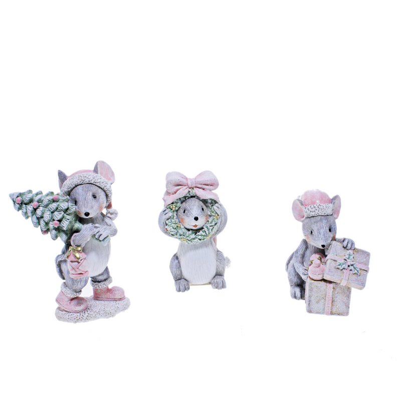 Ronis Christmas Mice Friends Assorted