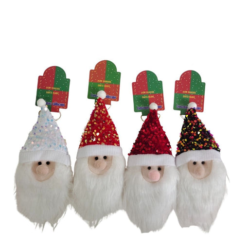 Ronis Christmas Santa Heads Deco 25cm Assorted