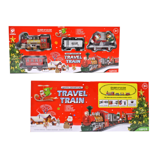 Ronis Christmas Train Set 16pc Assorted