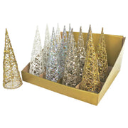Ronis Christmas Tree Glitter Wire Cone Tree 20cm – thumbnail