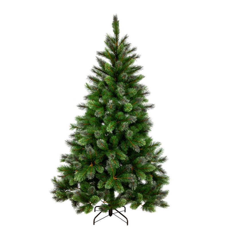 6ft Noble Cashmere Dark Pine Christmas Tree with full dark green branches