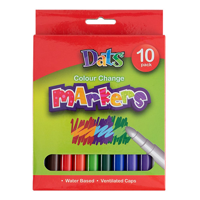 Colour change markers 10 pack magic marker pens for kids colouring and creative drawing