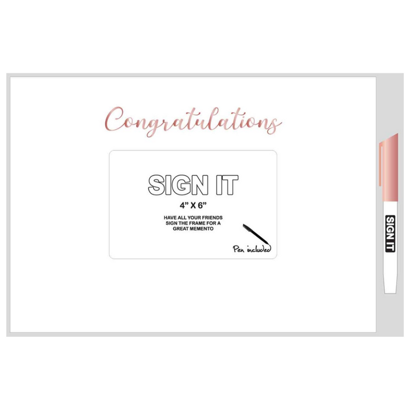 Ronis Congratulations Signature PF