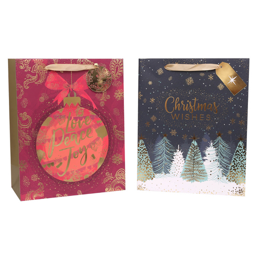Ronis Contemporary Hot Stamping Gift Bag XL 2pk