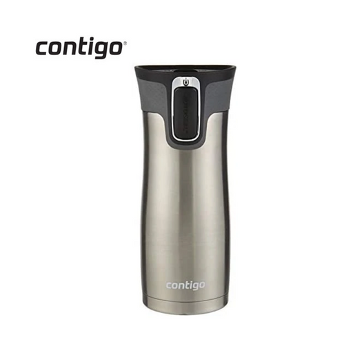 Contigo West Loop AUTOSEAL travel mug 473ml in stainless steel, reusable spill-resistant coffee mug