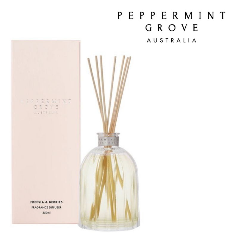 Peppermint Grove Diffuser 350ml Freesia & Berries - Large Fragrance Diffuser 350ml