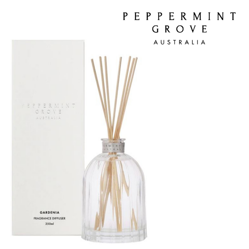 Peppermint Grove Diffuser 350ml Gardenia - Large Fragrance Diffuser 350ml