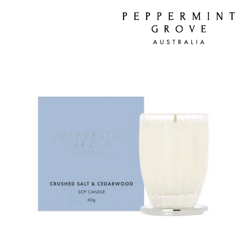 PGA Candle 60g - Crushed Salt &Cedarwood