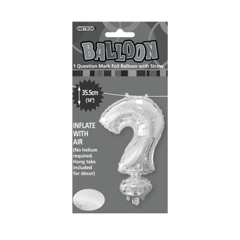 Alphabet Foil Balloon 35cm Silver - ?