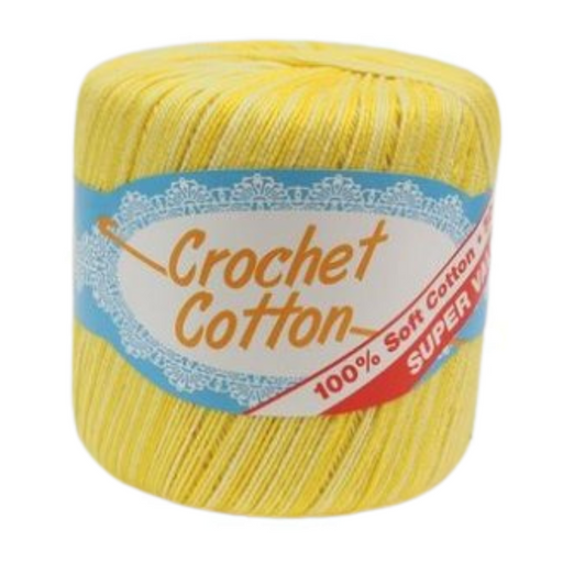 Ronis Crochet Cotton 50g Multi Yellow