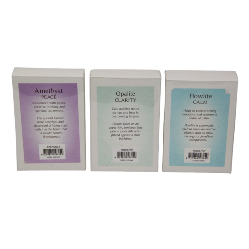 Ronis Crystal Energy Key Ring Assorted