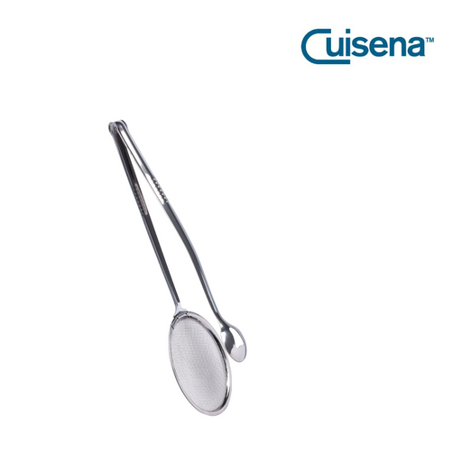 Ronis Cuisena Stainless Steel Frying Tongs and Strainer 28.3cm