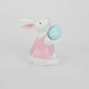 Ronis Cute Rabbits Holding Eggs 7cm 4 Asstd