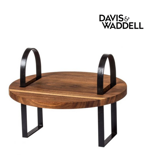 Ronis Davis and Waddell Fine Foods Collapsible Board Round with Iron Legs