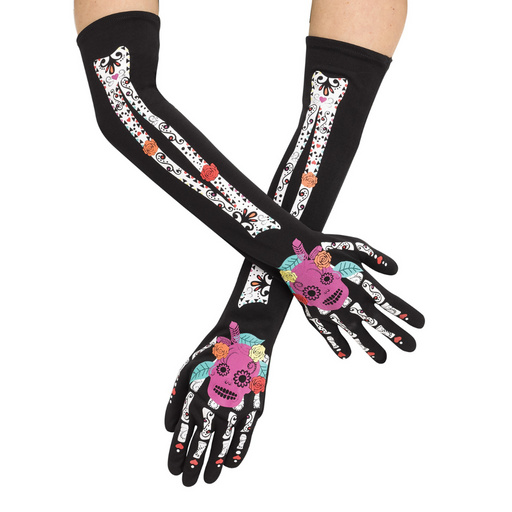 Ronis Day of The Dead Printed Gloves