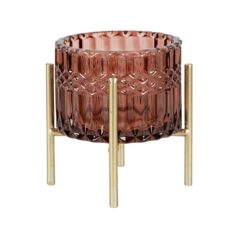 Ronis Demi Tealight Holder 10.5x10.5x10.5cm Small Mulberry