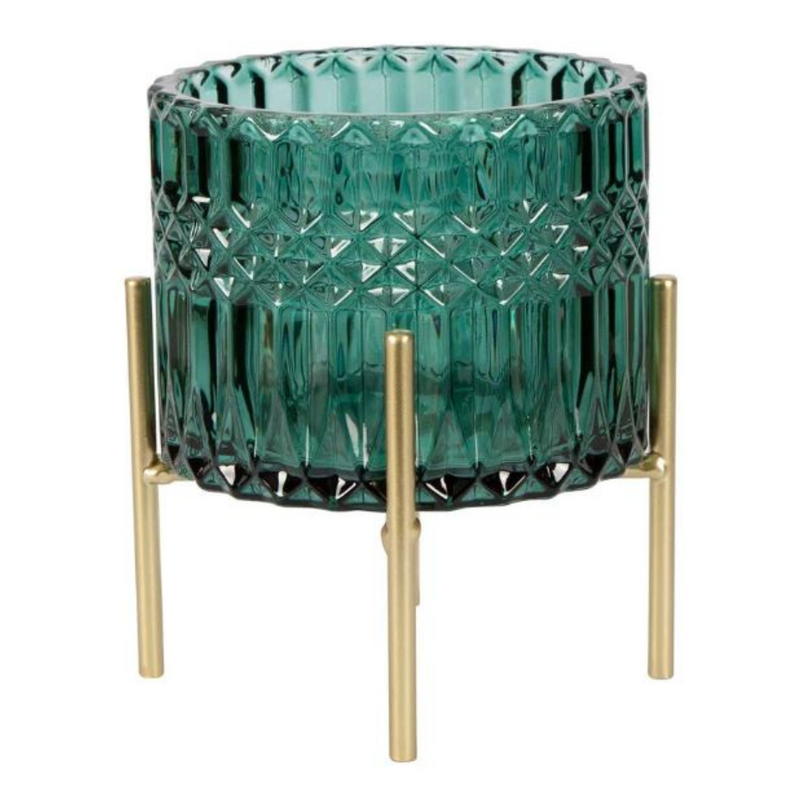 Ronis Demi Tealight 12x12x13cm Large Emerald