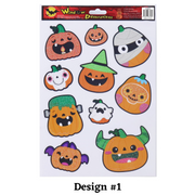Halloween Glitter Window Sticker 30cm